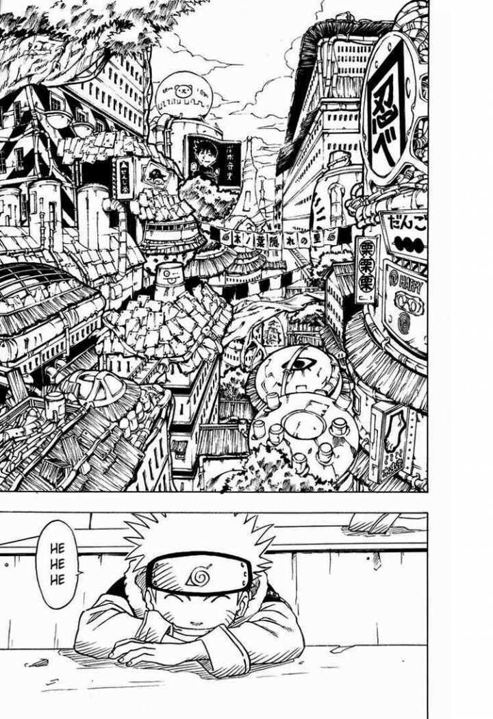 Naruto, chapter 3, page 4