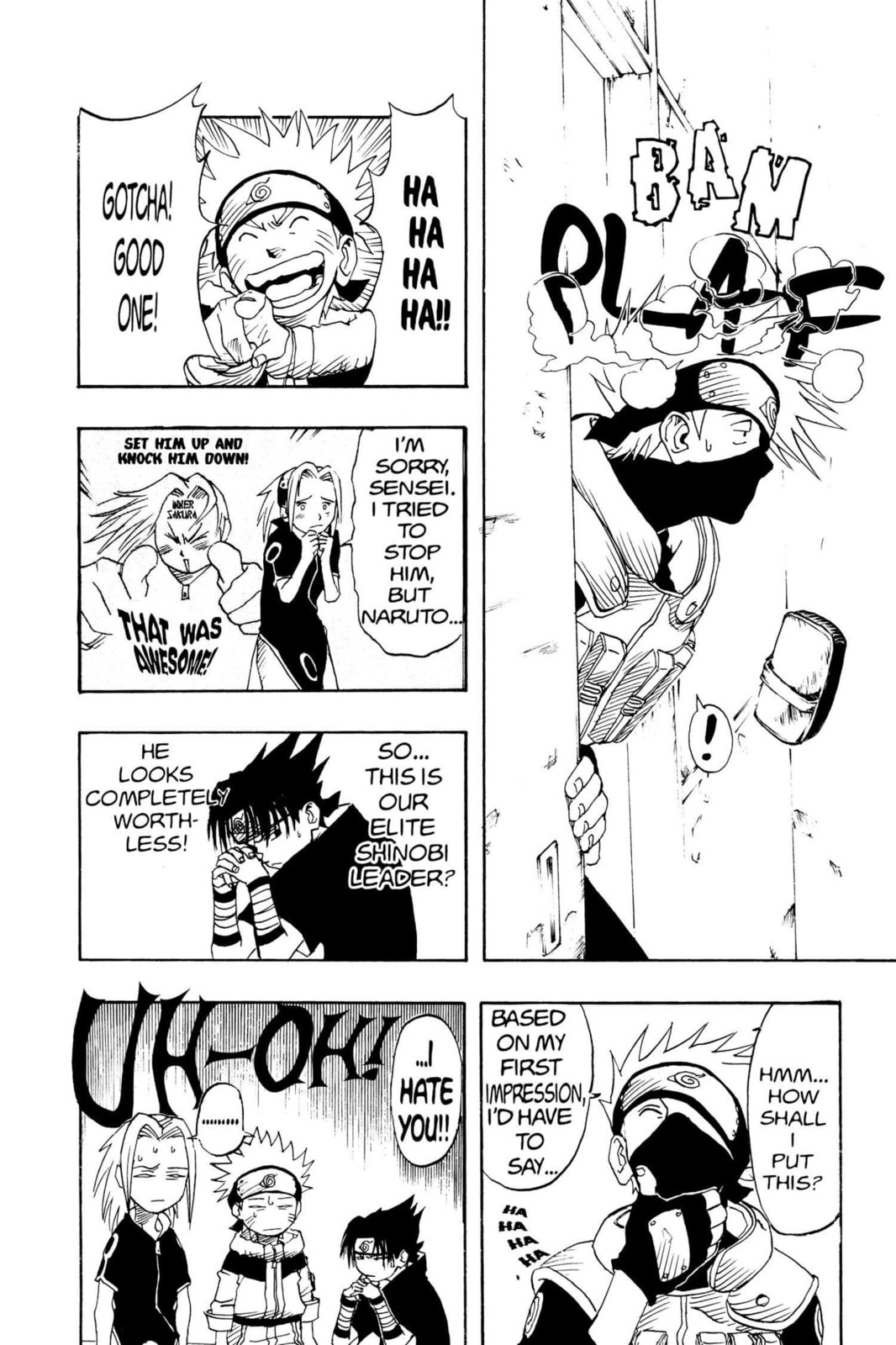 Naruto, chapter 4, page 4