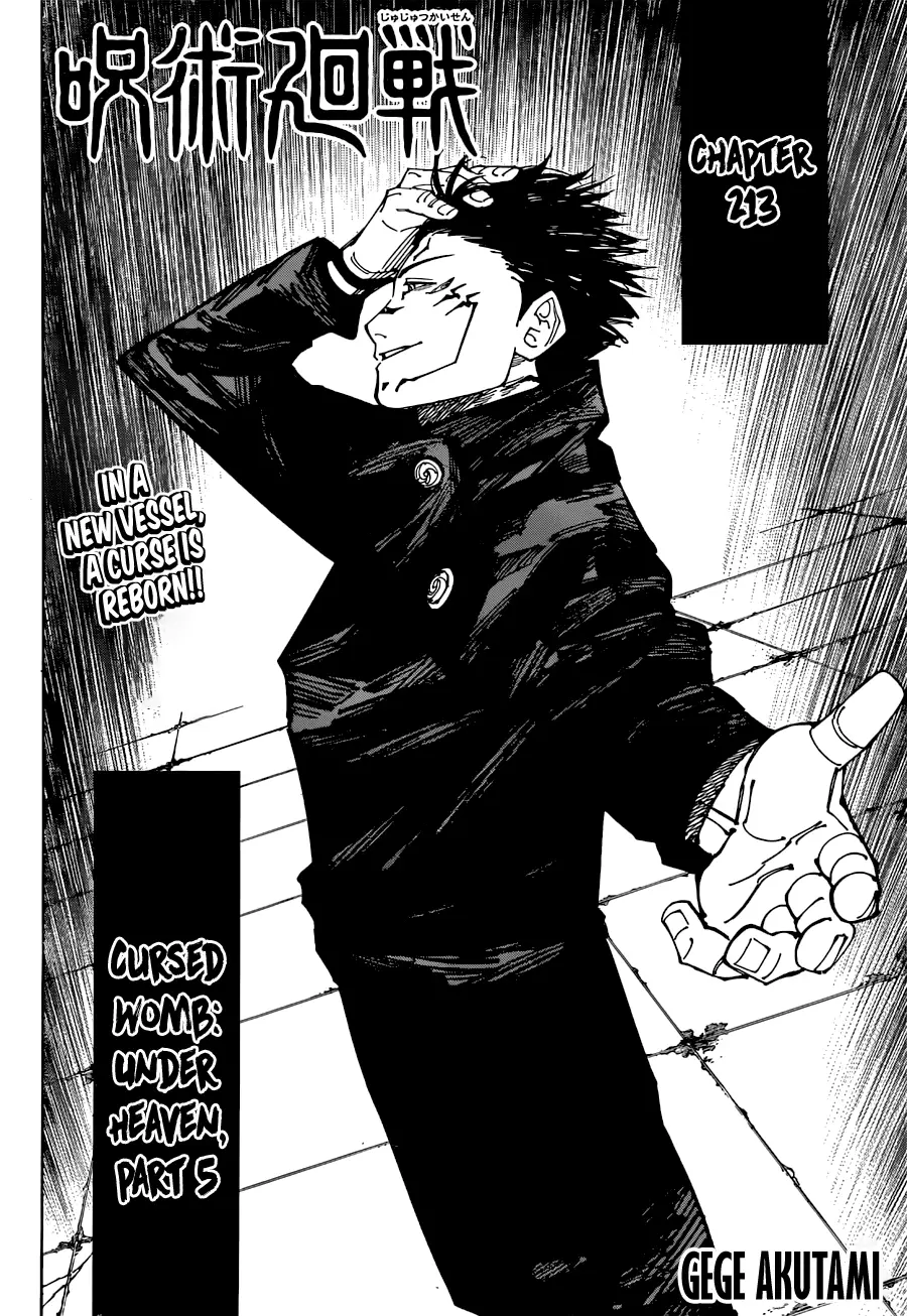 Jujutsu Kaisen, chapter 213, image 3