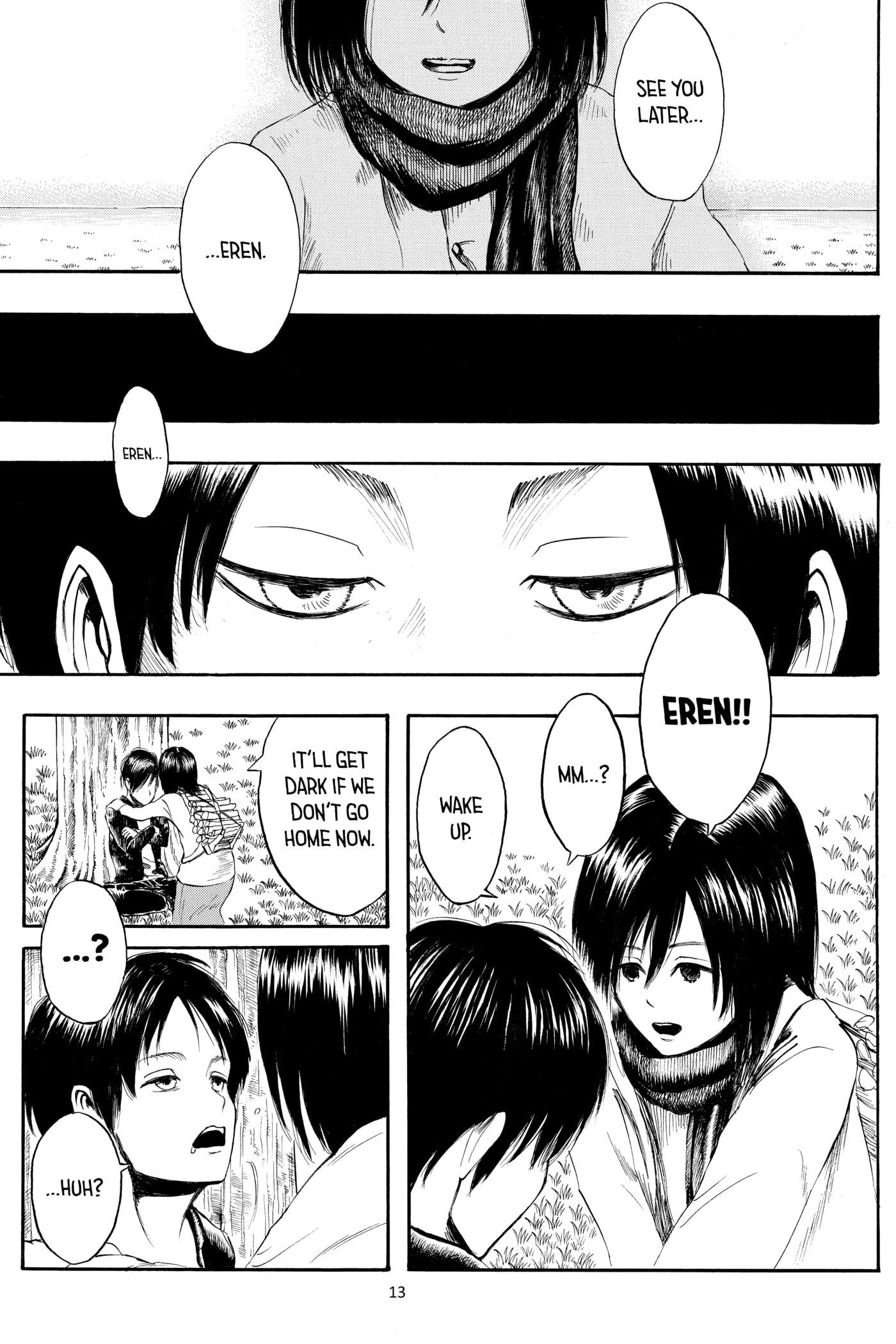 Attack on Titan, chapter 1, page 13