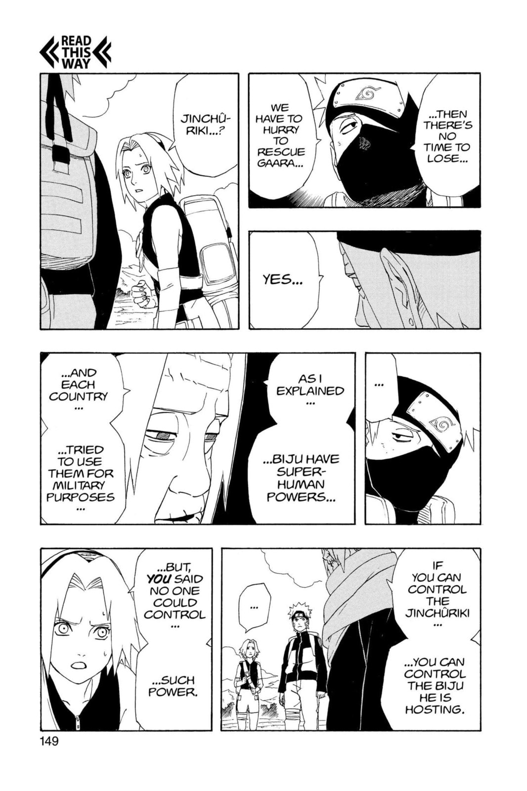 Naruto, chapter 261, image 3