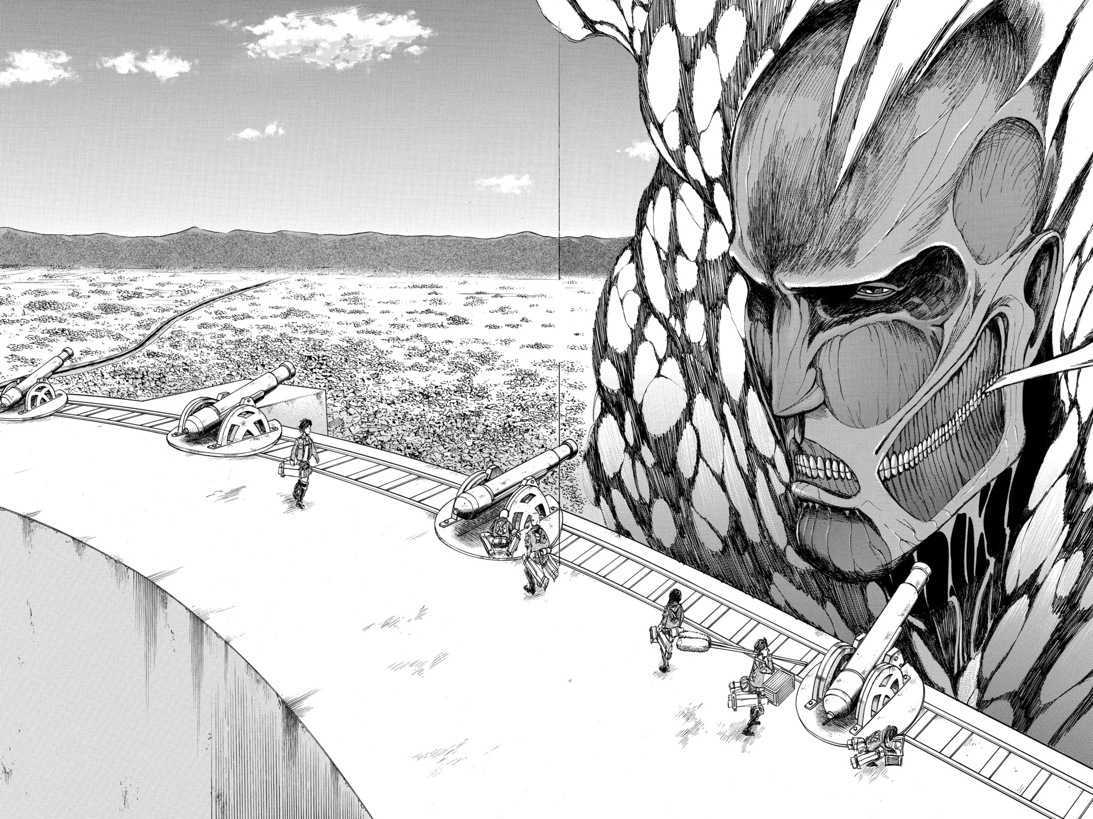 Attack on Titan, chapter 3, page 33