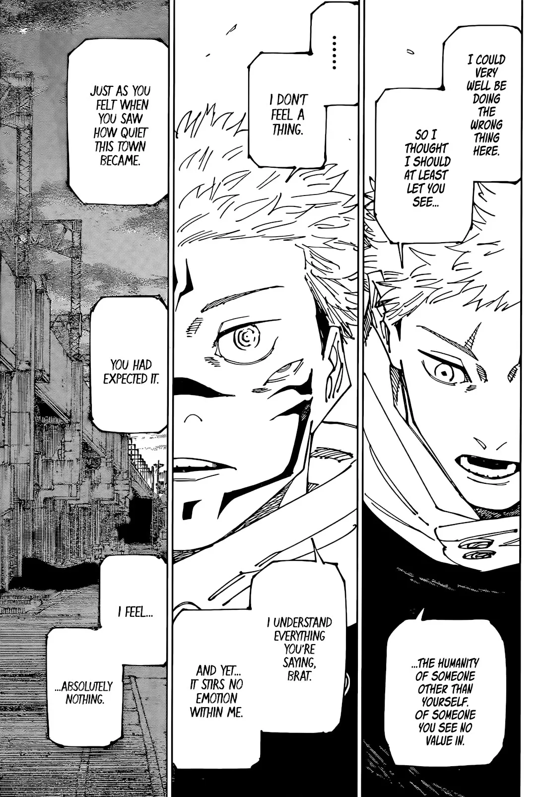 Jujutsu Kaisen, chapter 265, image 16