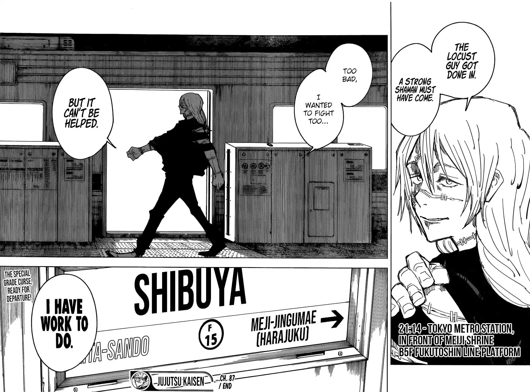 Jujutsu Kaisen, chapter 87, image 18