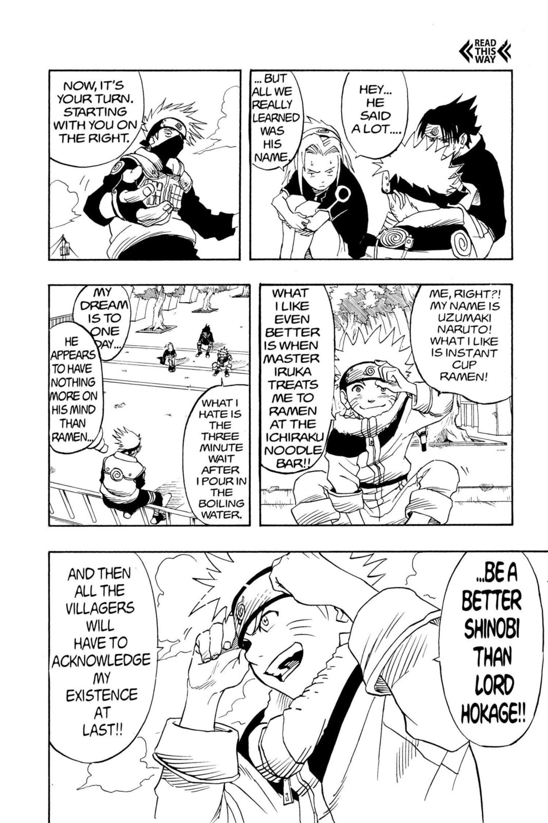 Naruto, chapter 4, page 6