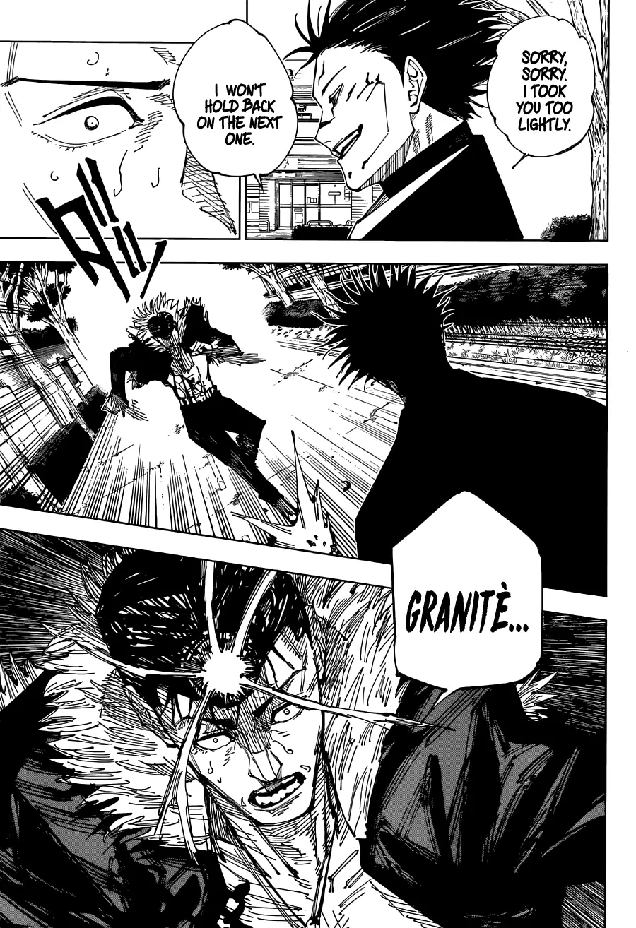 Jujutsu Kaisen, chapter 216, image 17