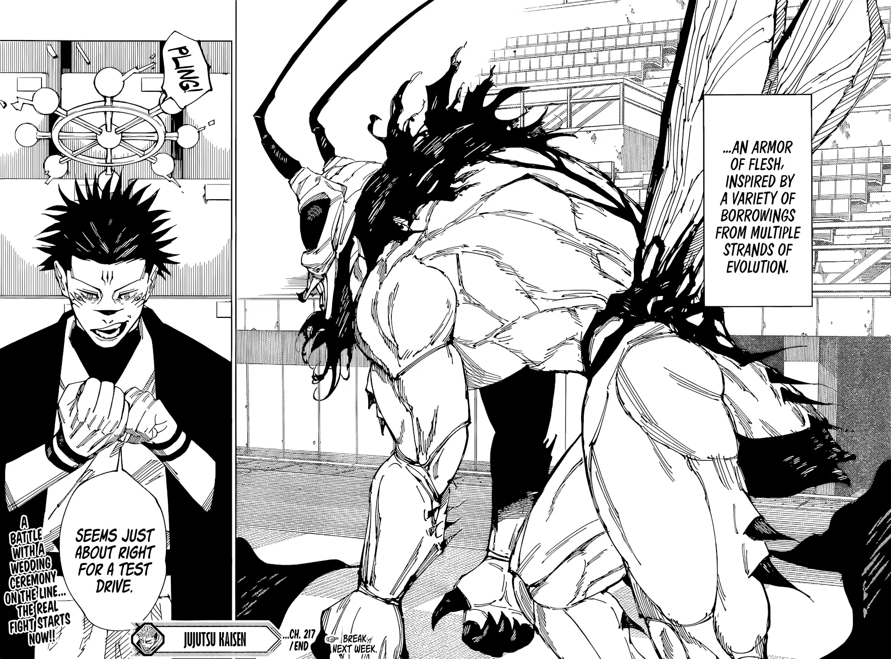 Jujutsu Kaisen, chapter 217, image 18