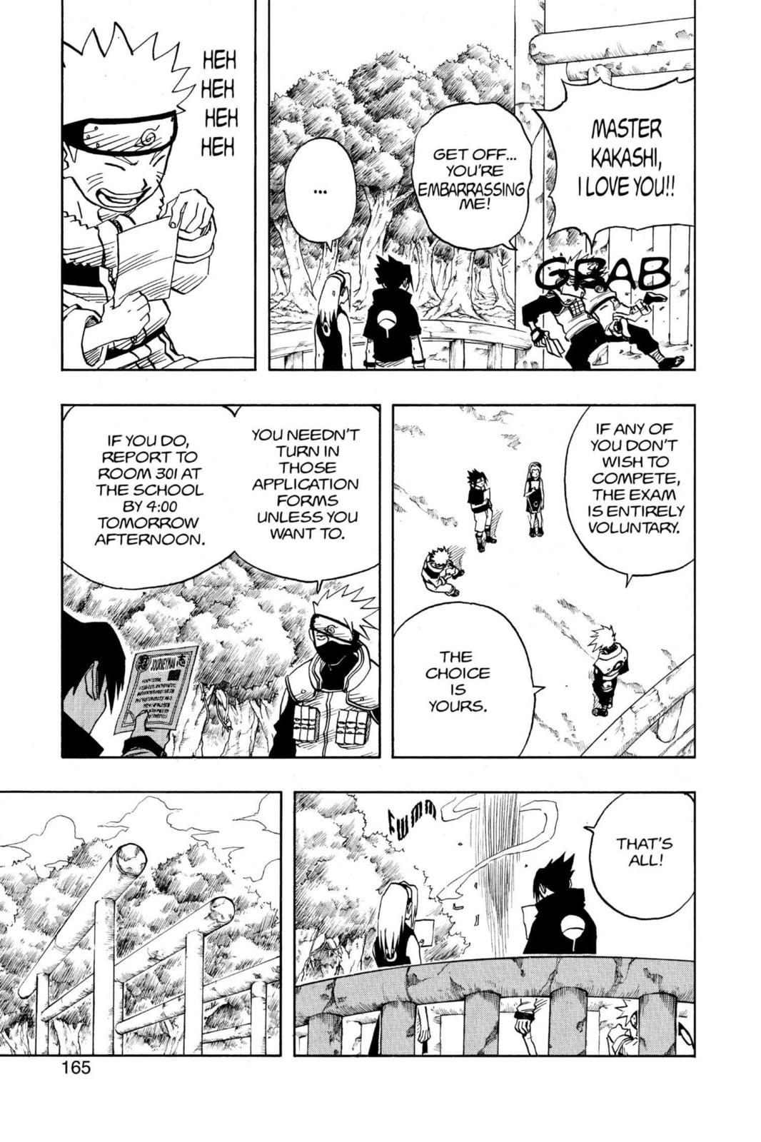 Naruto, chapter 36, page 5