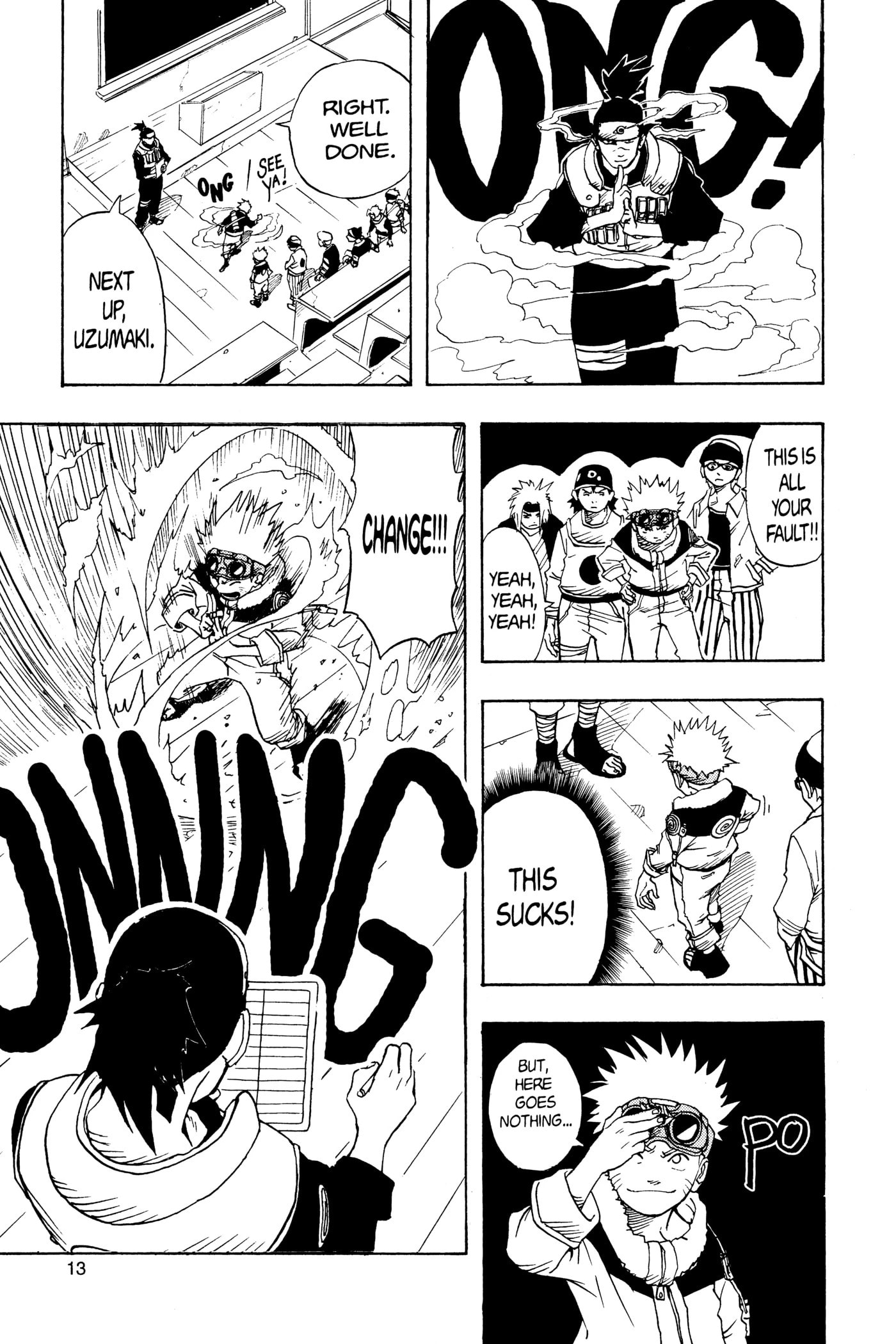 Naruto, chapter 1, page 9