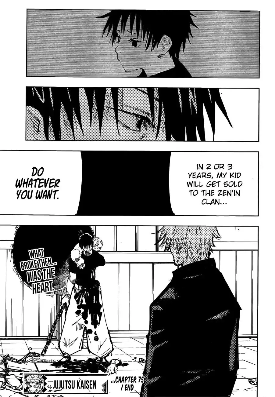 Jujutsu Kaisen, chapter 75, image 19