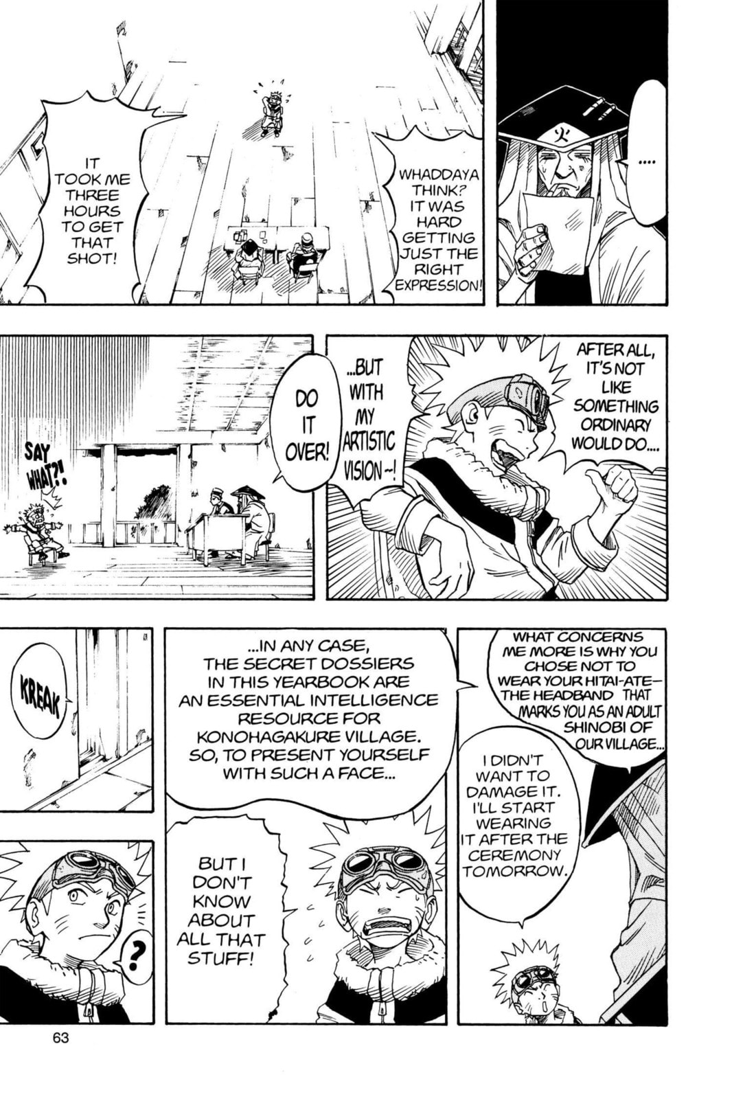 Naruto, chapter 2, page 3