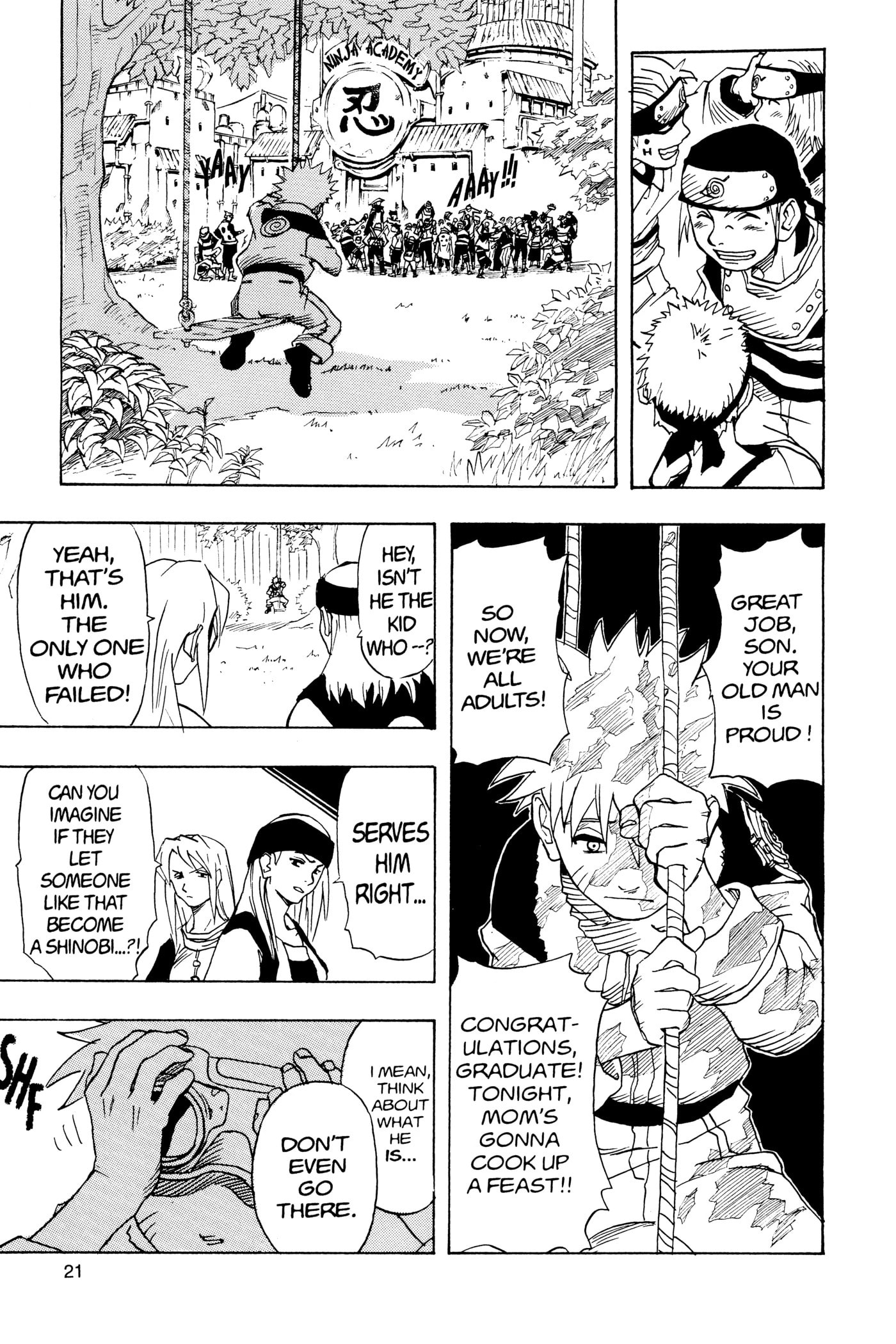 Naruto, chapter 1, page 17