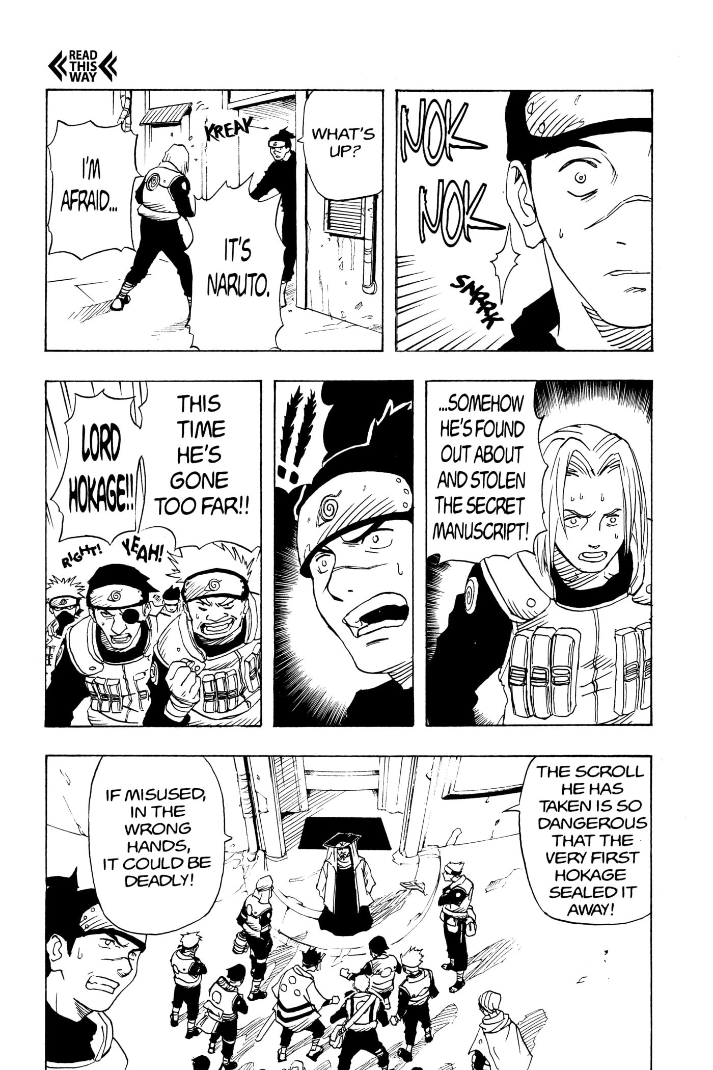 Naruto, chapter 1, page 23