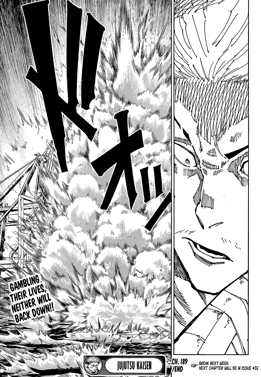 Jujutsu Kaisen, chapter 189, image 19