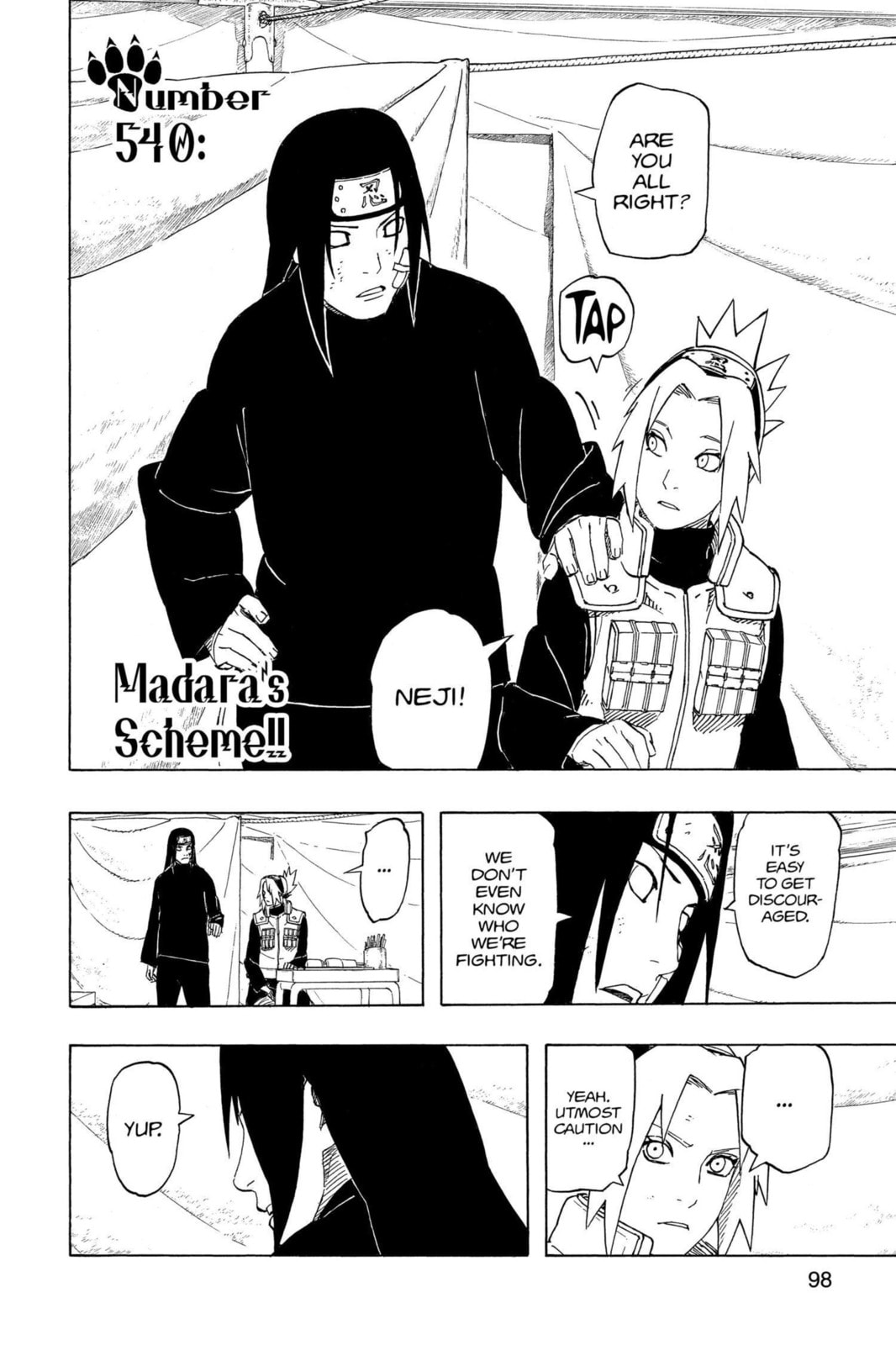 Naruto, chapter 540, image 2