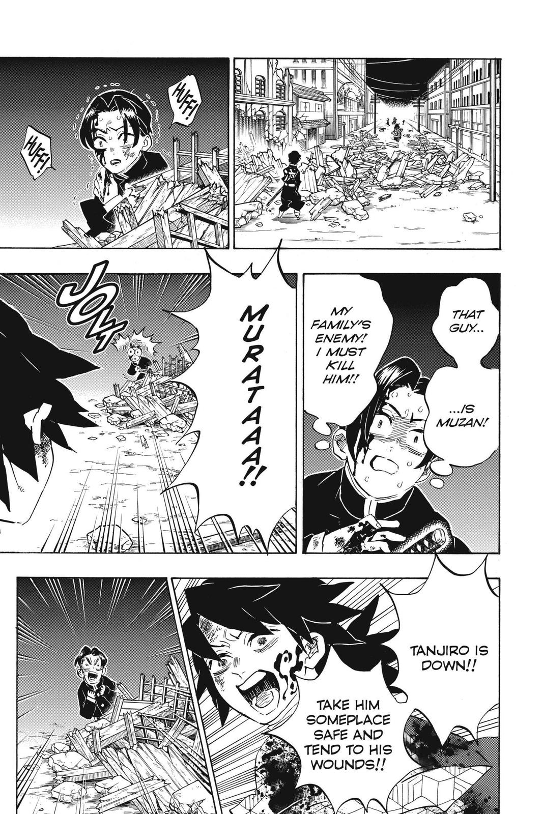 Demon Slayer: Kimetsu no Yaiba, chapter 185, image 17