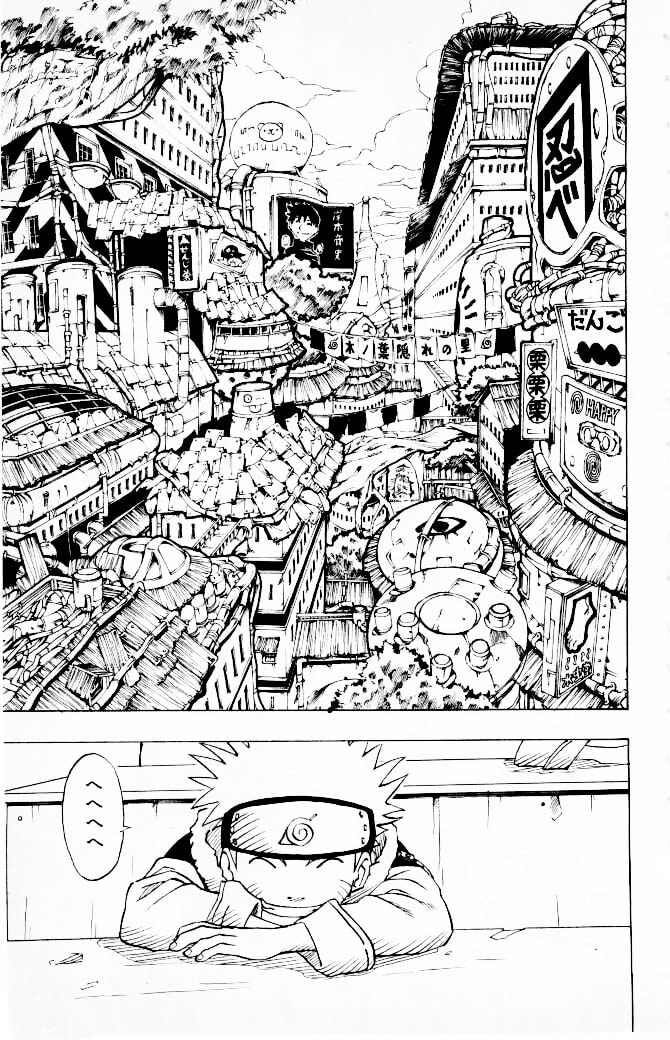 Naruto, chapter 3, page 3