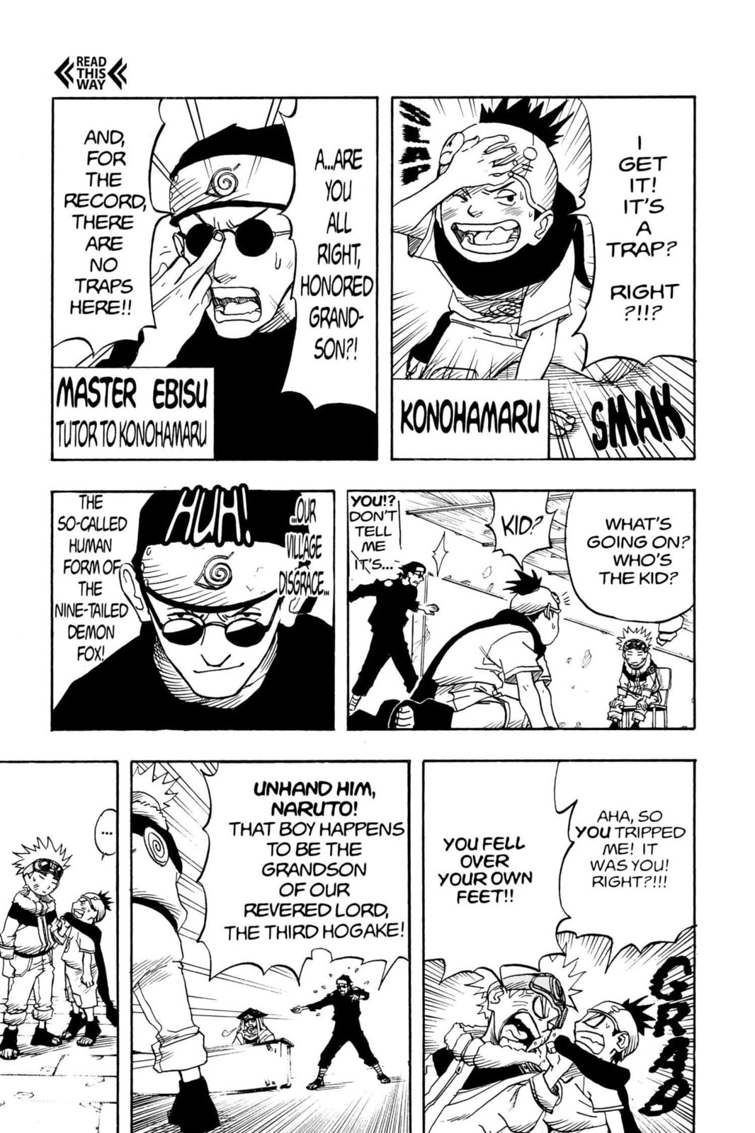 Naruto, chapter 2, page 5