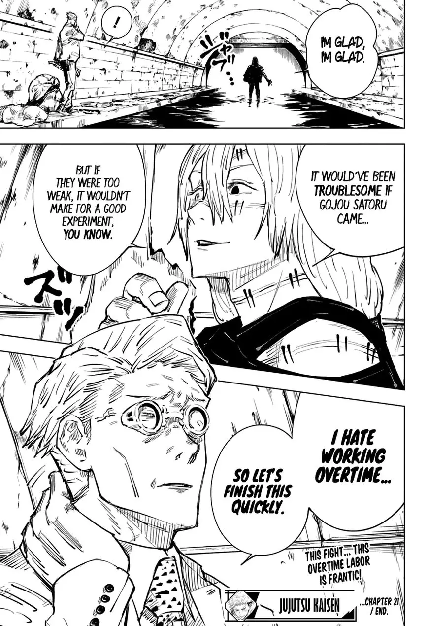 Jujutsu Kaisen, chapter 21, image 20
