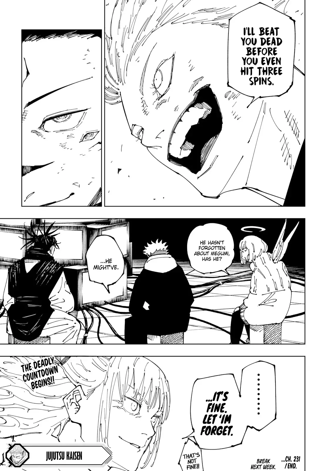 Jujutsu Kaisen, chapter 231, image 19