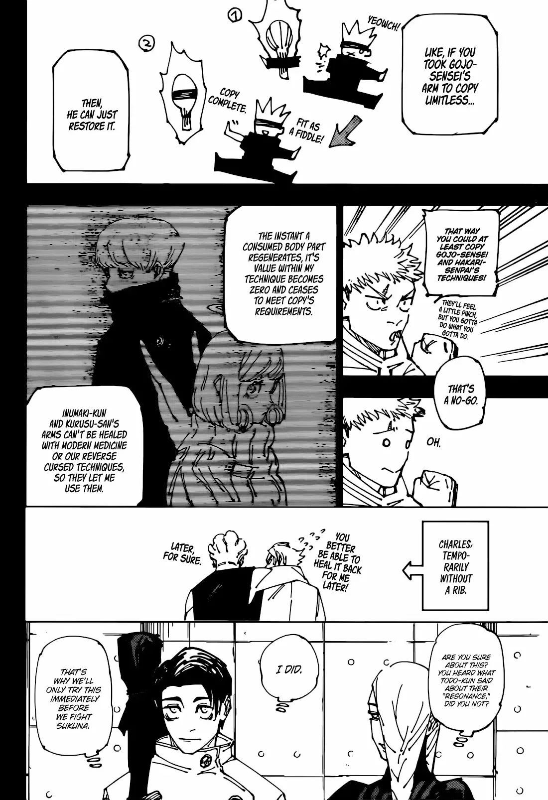 Jujutsu Kaisen, chapter 267, image 7
