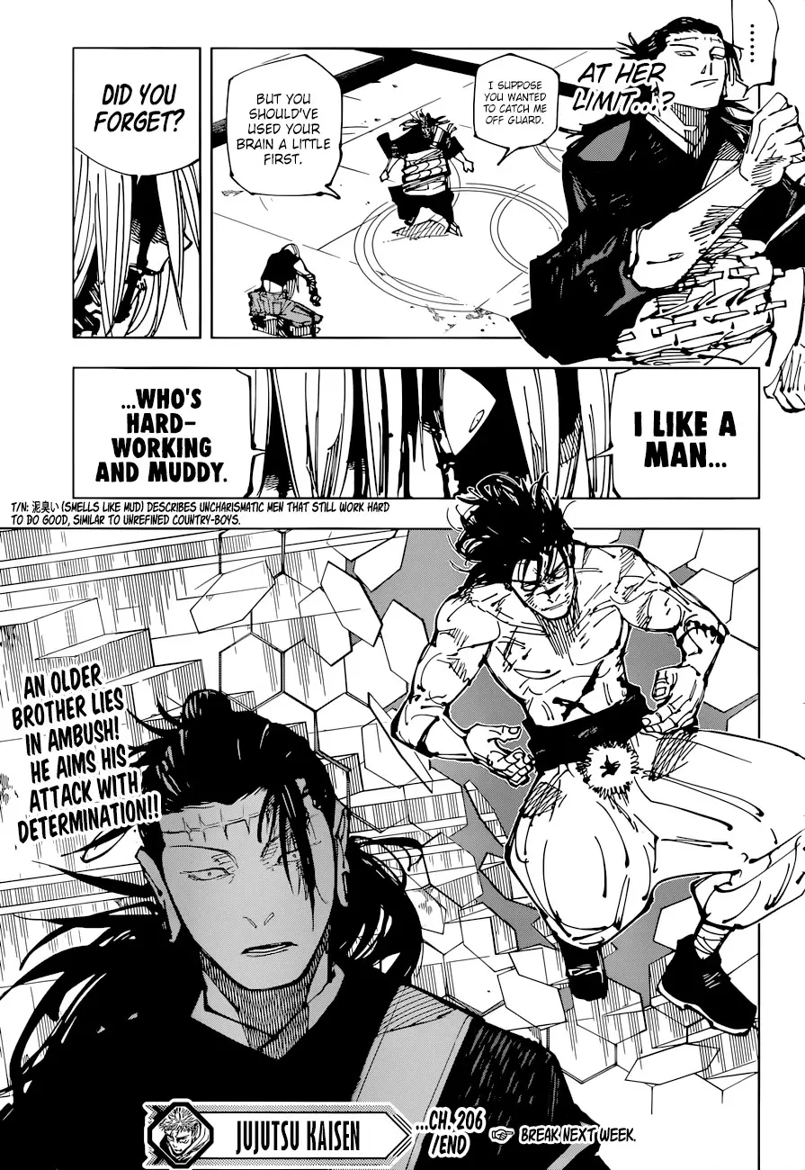 Jujutsu Kaisen, chapter 206, image 20