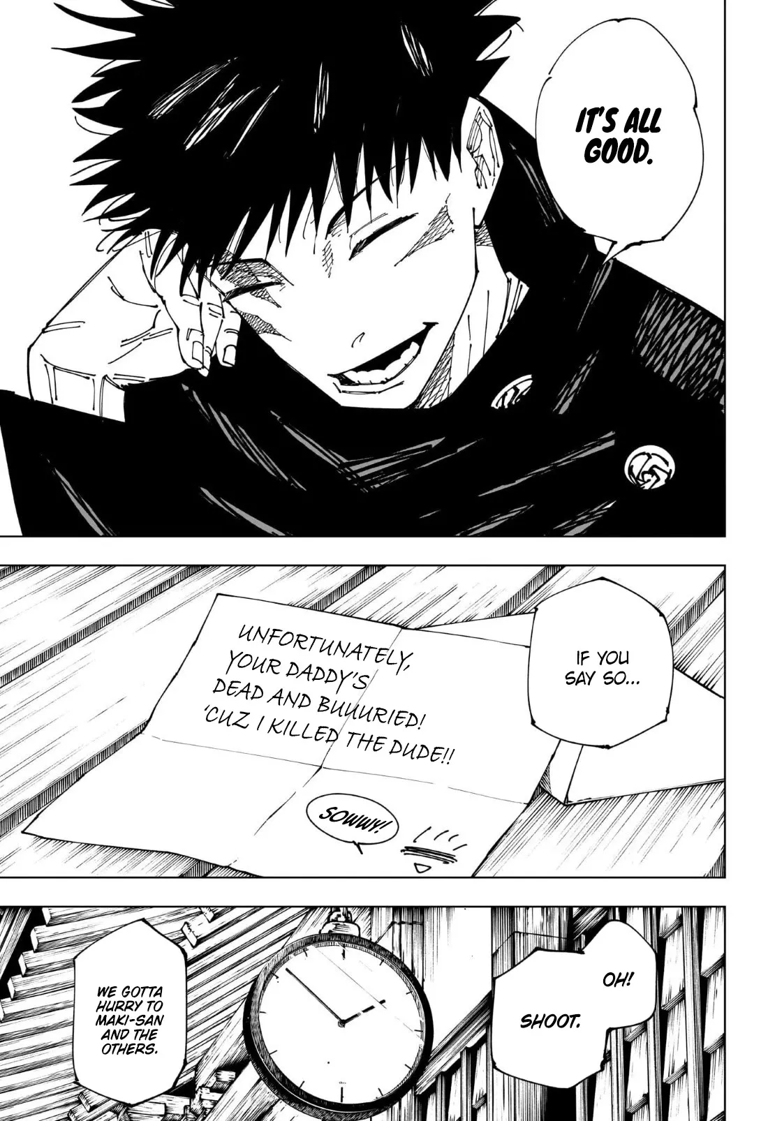 Jujutsu Kaisen, chapter 268, image 17