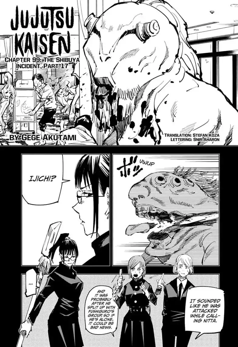 Jujutsu Kaisen, chapter 99, image 2