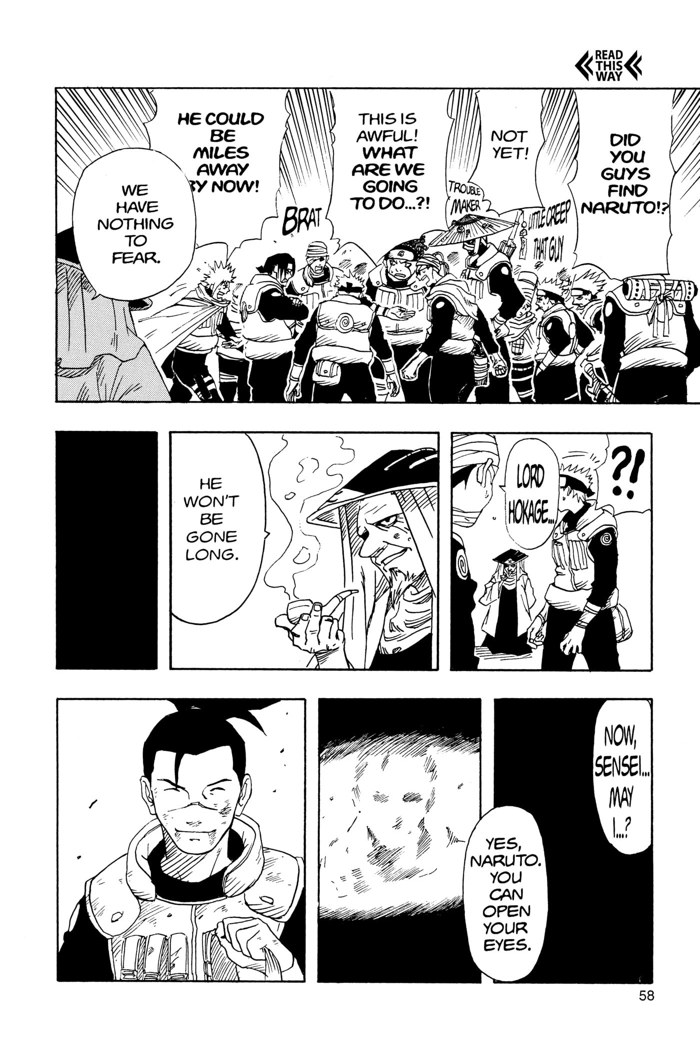 Naruto, chapter 1, page 54