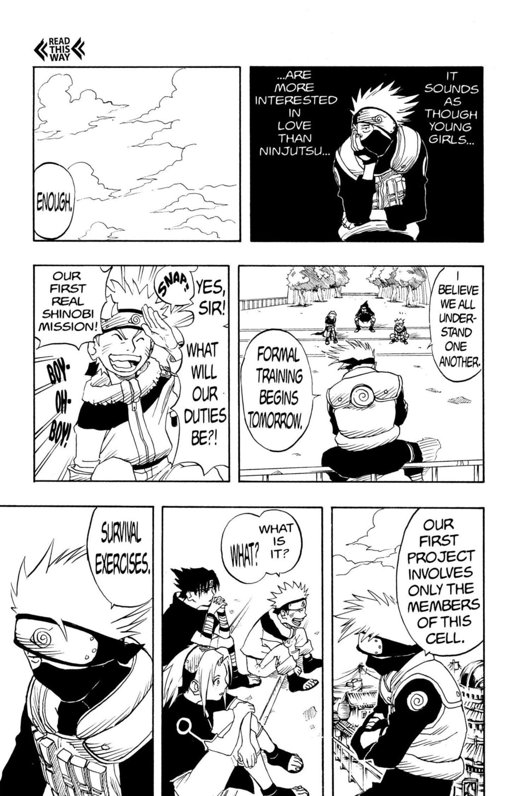 Naruto, chapter 4, page 9