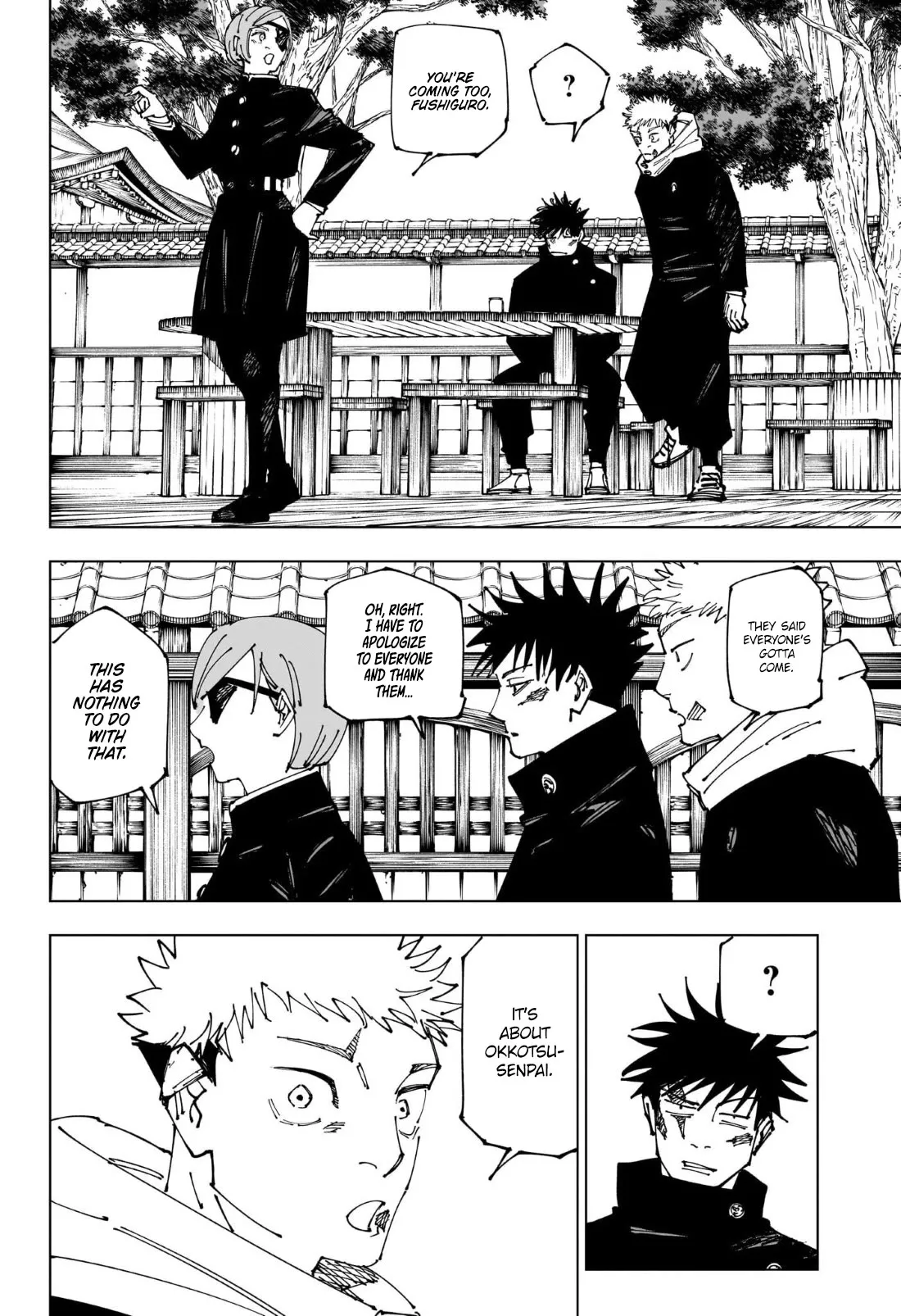 Jujutsu Kaisen, chapter 268, image 18