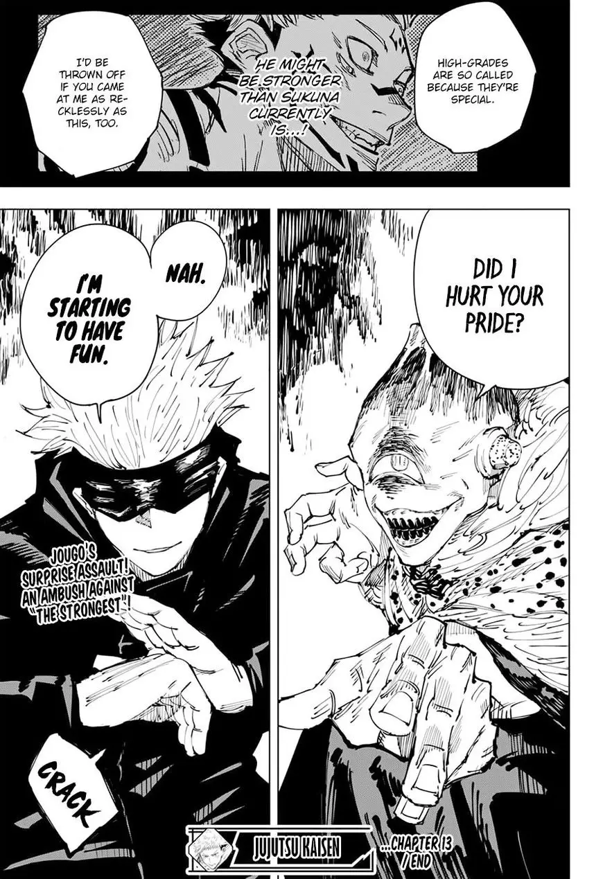 Jujutsu Kaisen, chapter 13, image 19
